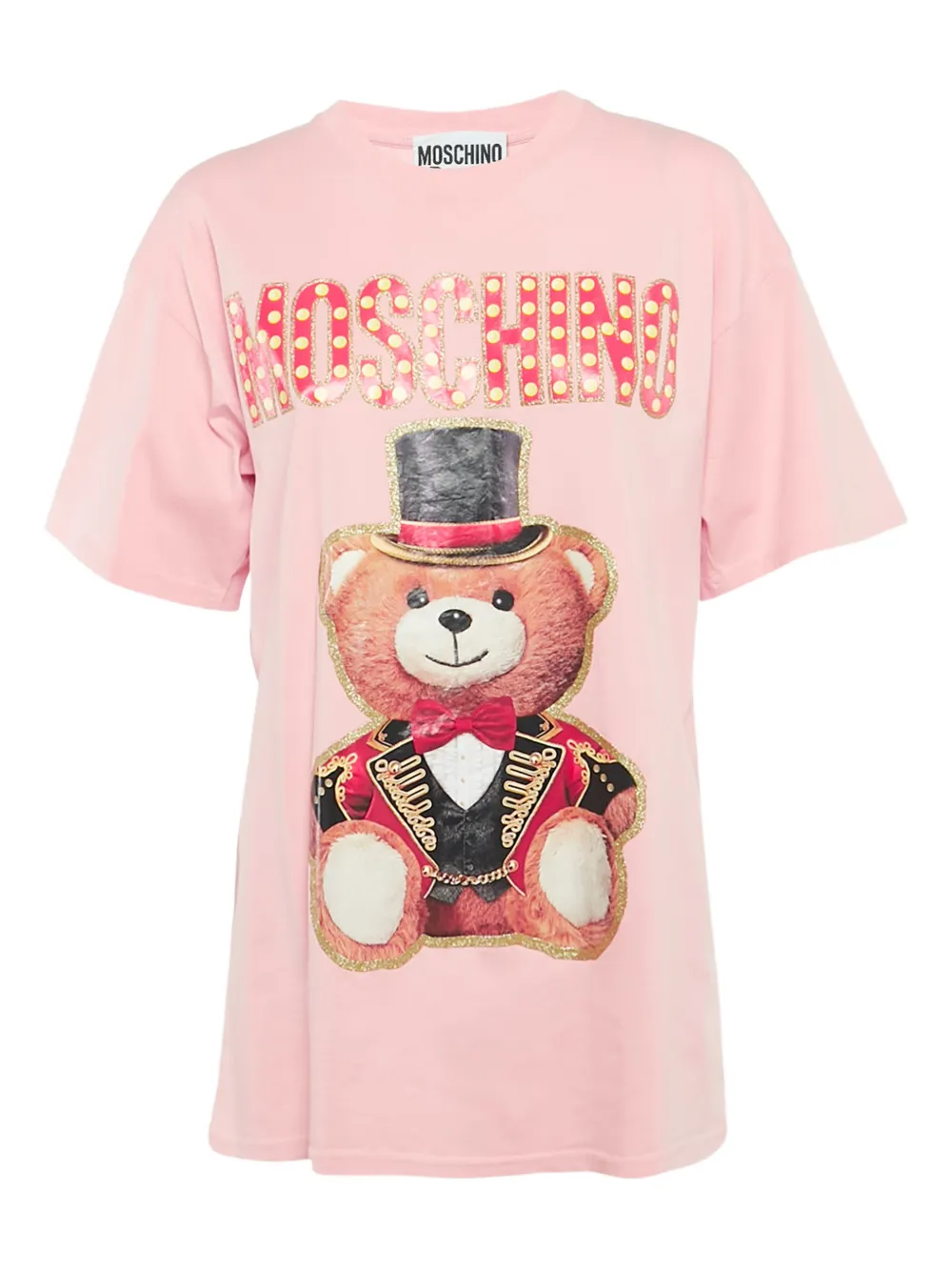 Moschino Pre-Owned Teddy-print T-shirt - Rosa
