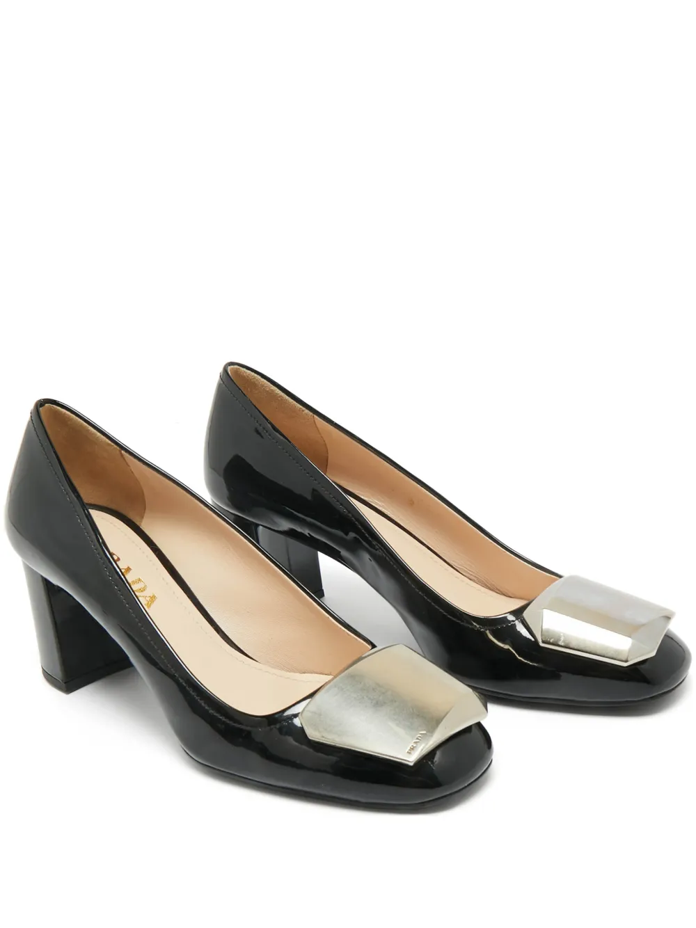 Prada Pre-Owned block-heel pumps | Black | Image 1