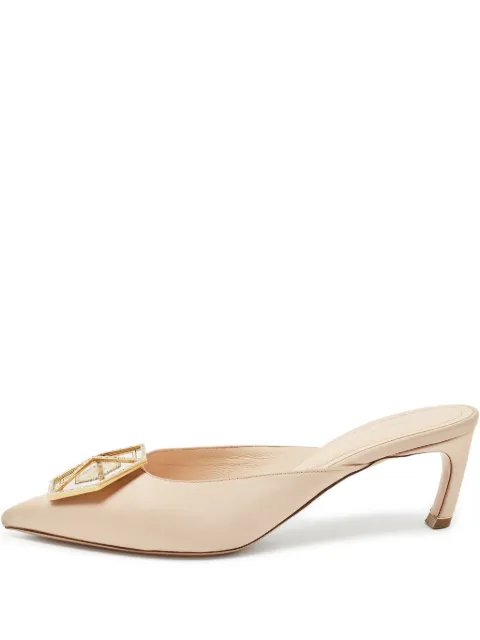 Nicholas Kirkwood Eden satin crystal sandals