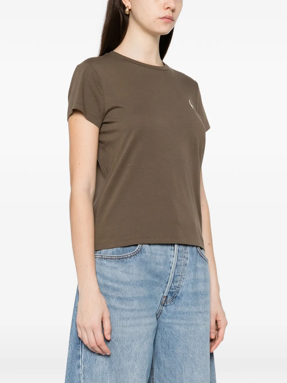 Polo Ralph Lauren T-shirt met logo Bruin