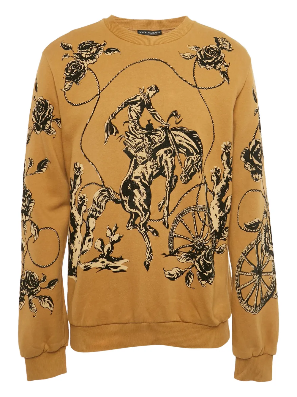 Dolce & Gabbana Pre-Owned print sweatshirt | marrón | Image 1