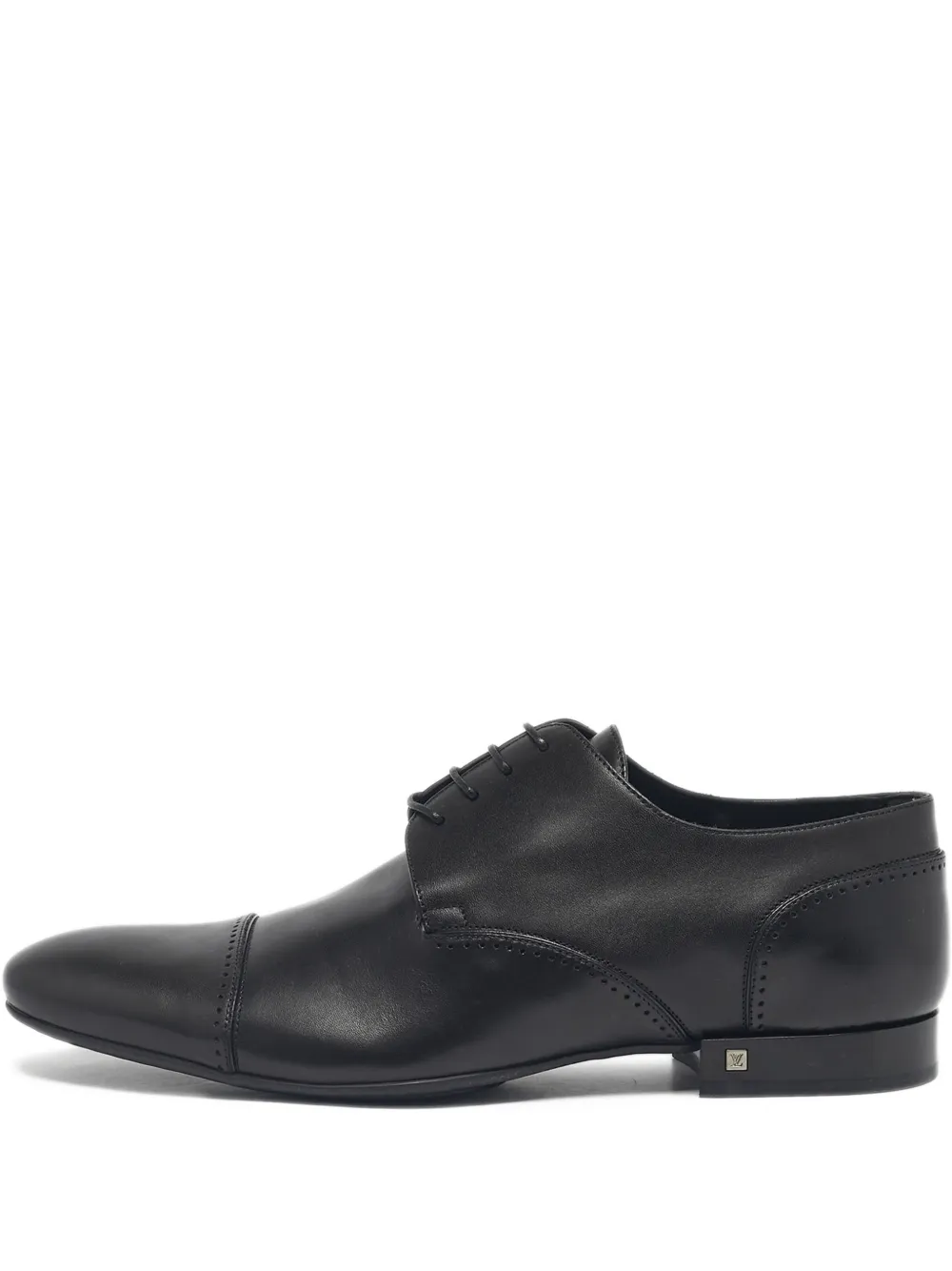 Louis Vuitton Pre-Owned leather lace-up Derby shoes - Schwarz