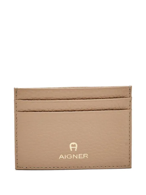 Aigner Vintage leather card holder