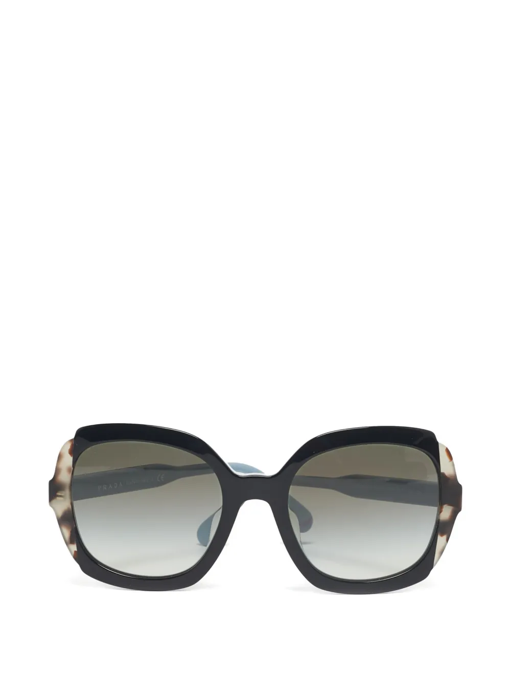Prada Pre-Owned geometric-frame gradient sunglasses | Schwarz | Image 1