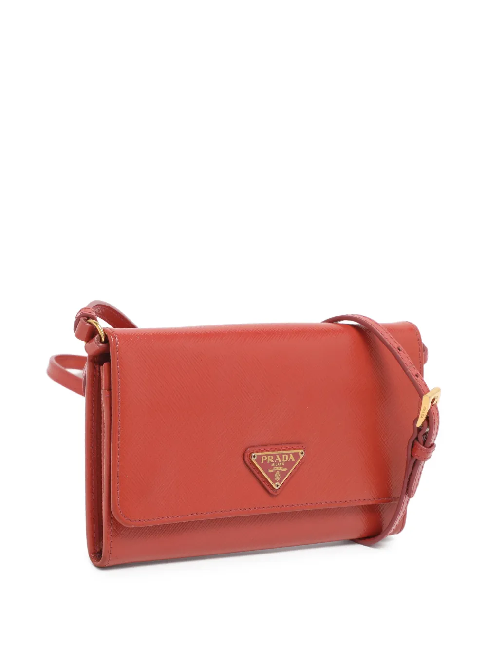 Prada Pre-Owned Portafoglio con logo - Rosso