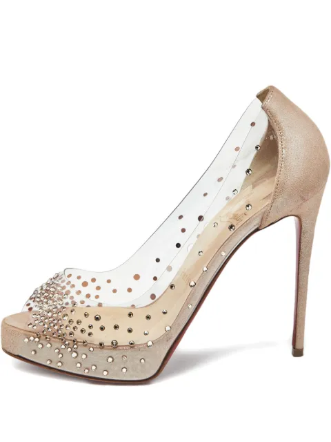 Christian Louboutin Pre-Owned peep-toe heeled pumps