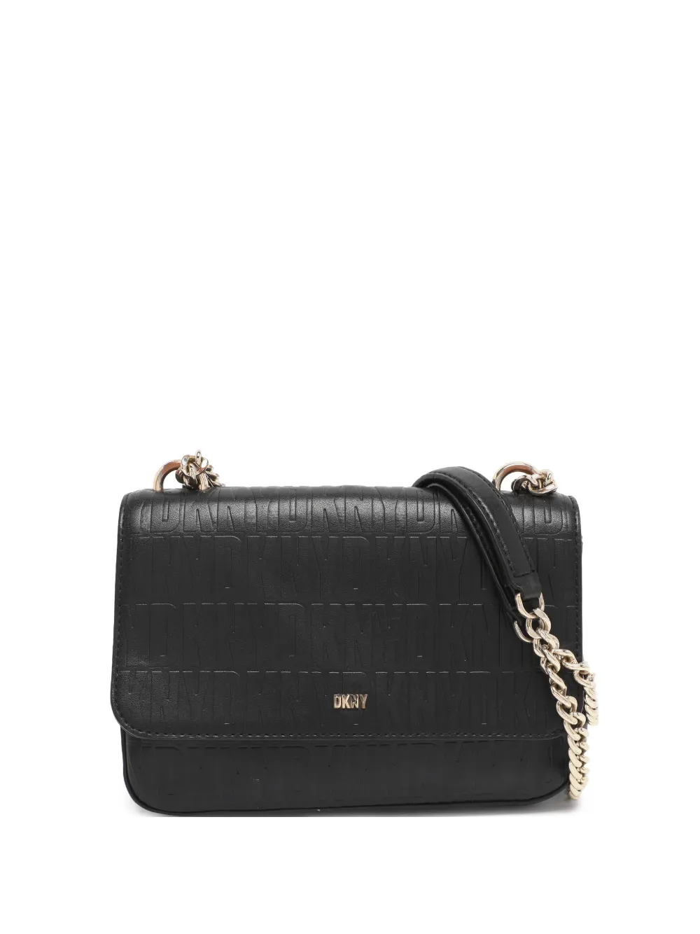 DKNY Vintage leather chain shoulder bag - Nero