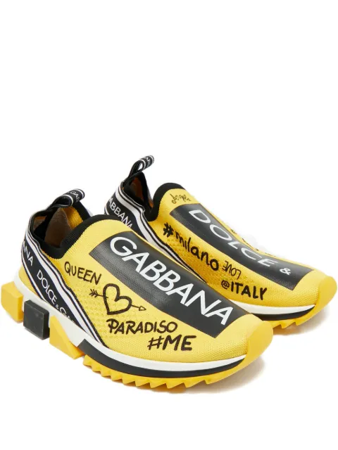 Dolce & Gabbana Pre-Owned Sorrento knit slip-on sneakers