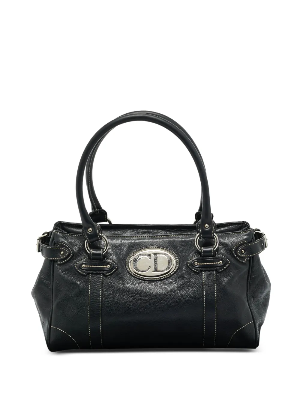 Christian Dior Pre-Owned CD-satchel leather tote bag - Nero