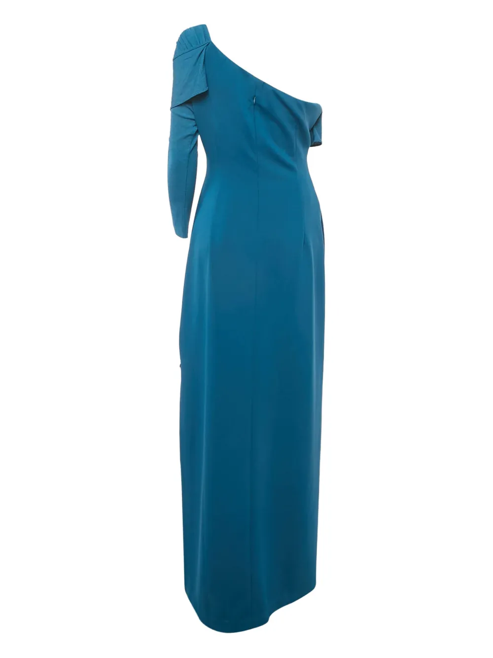 CHATS BY C.DAM draped one-sleeve maxi dress - Blauw