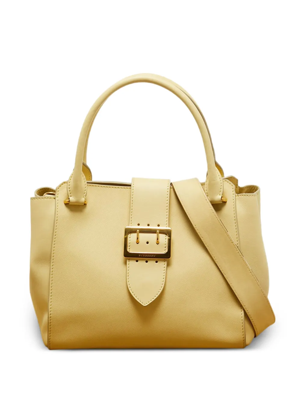 Burberry Pre-Owned buckle leather tote bag - Gelb
