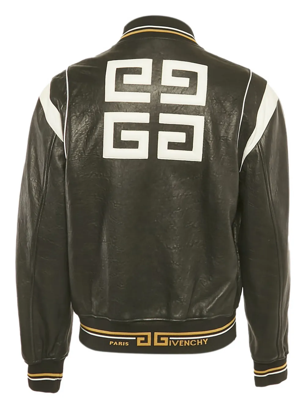 Givenchy Pre-Owned 4G-motif leather bomber jacket | Image 2