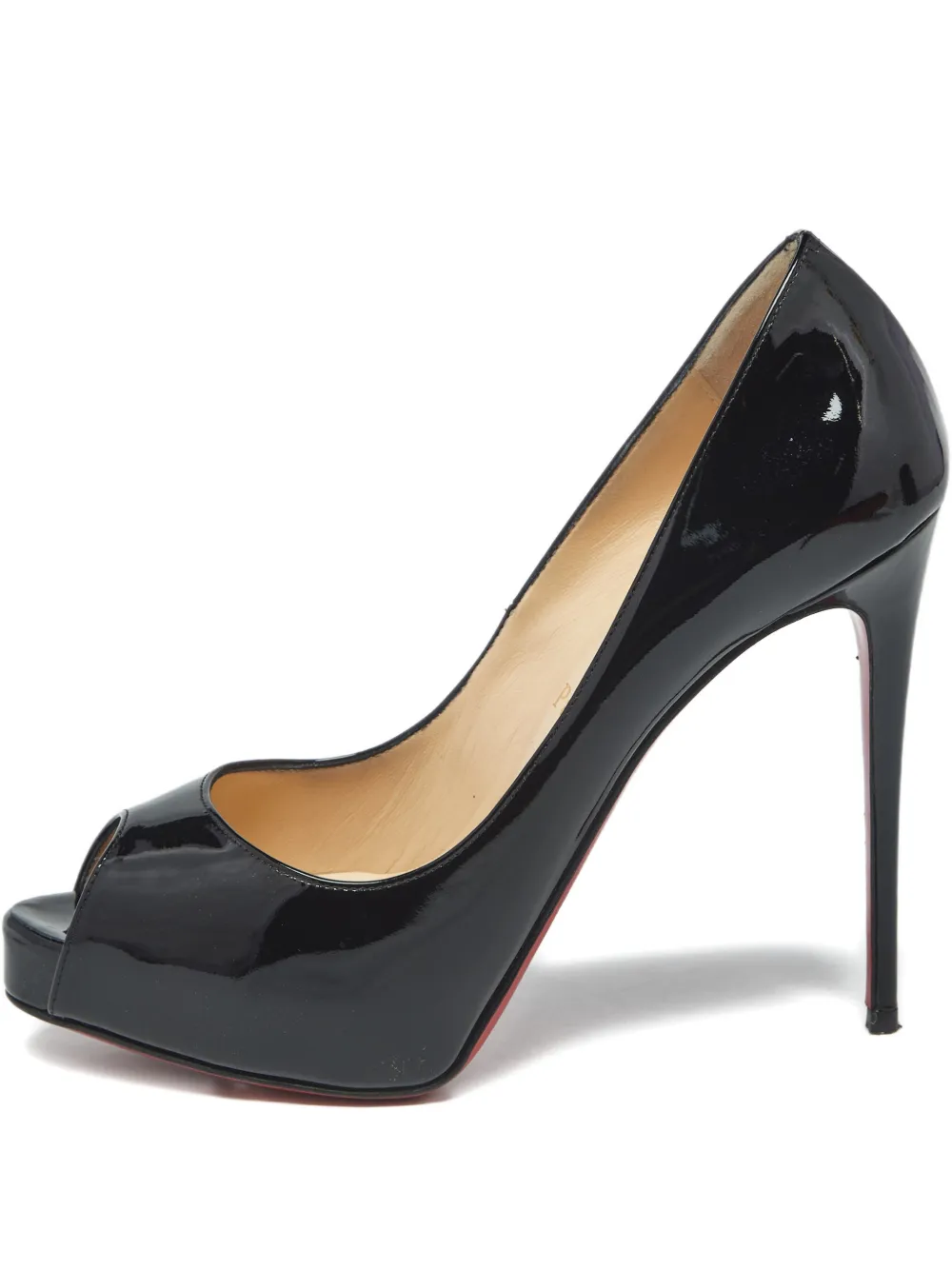 Christian Louboutin Pre-Owned Very Privé peep-toe pumps - Nero