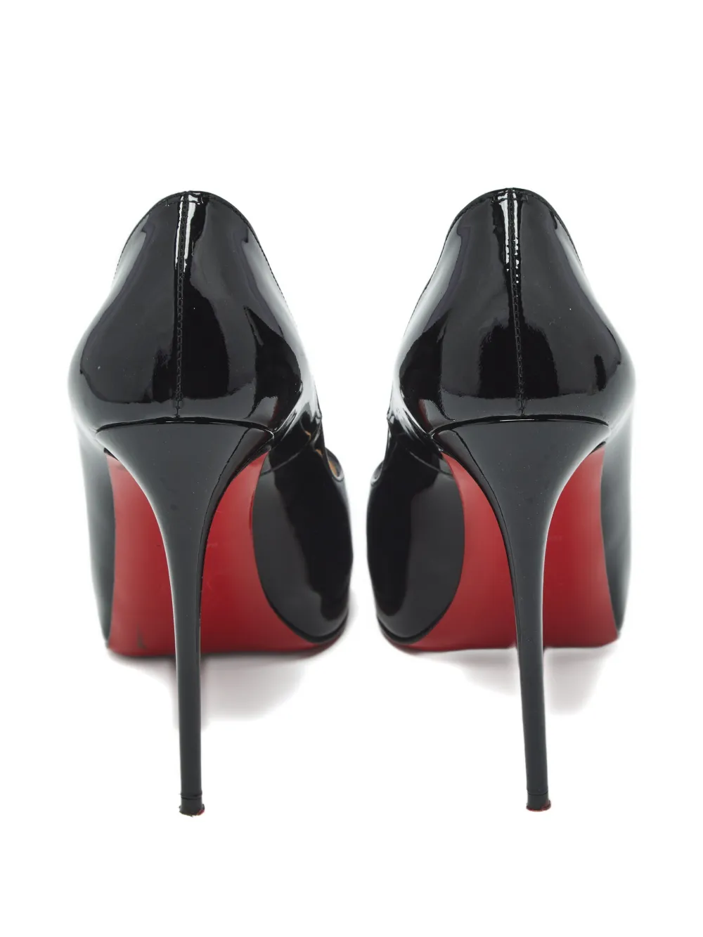 Christian Louboutin Pre-Owned Very Privé peep-toe pumps - Zwart