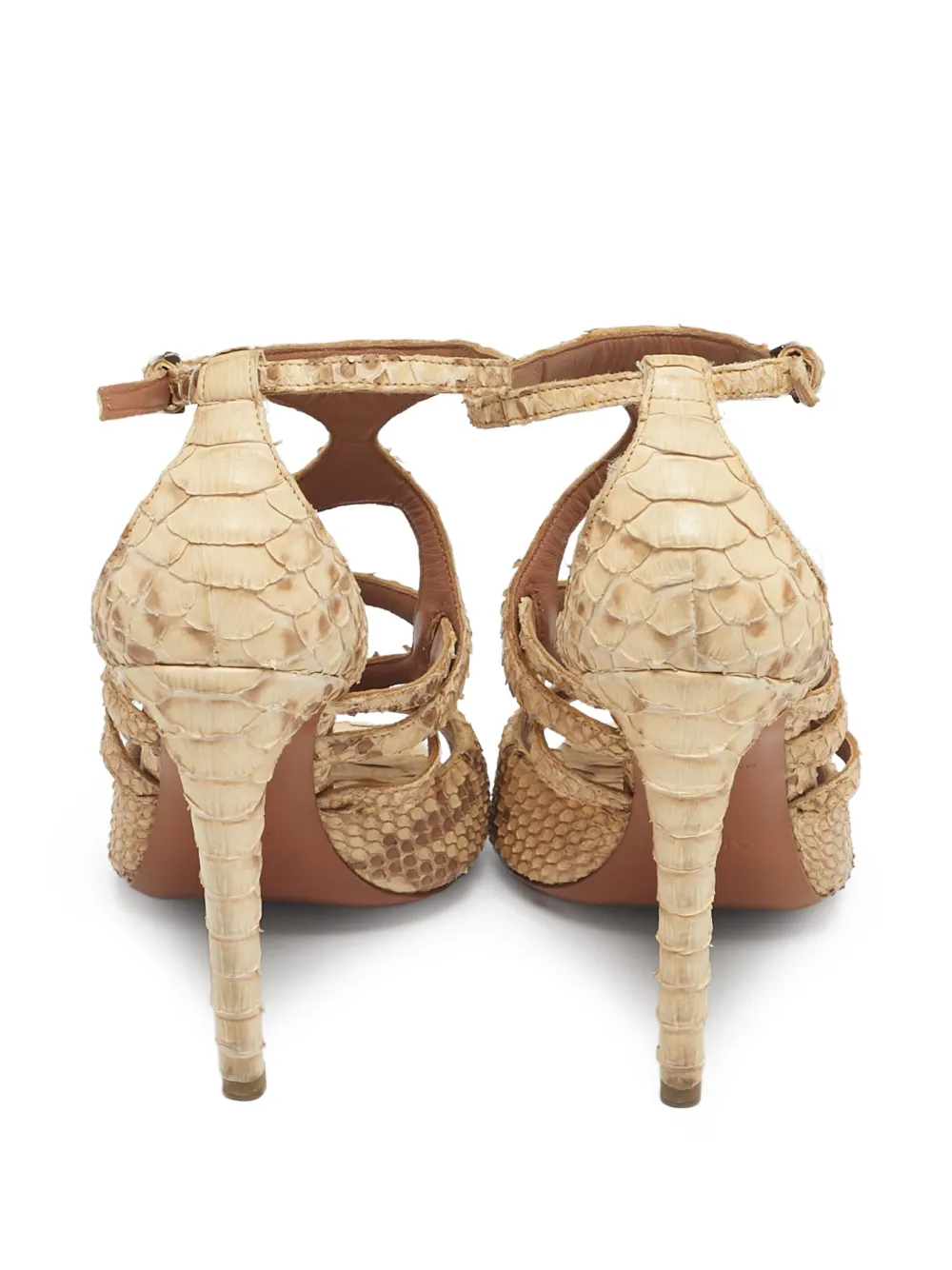 Alaïa Pre-Owned python-leather ankle-strap sandals | Image 2