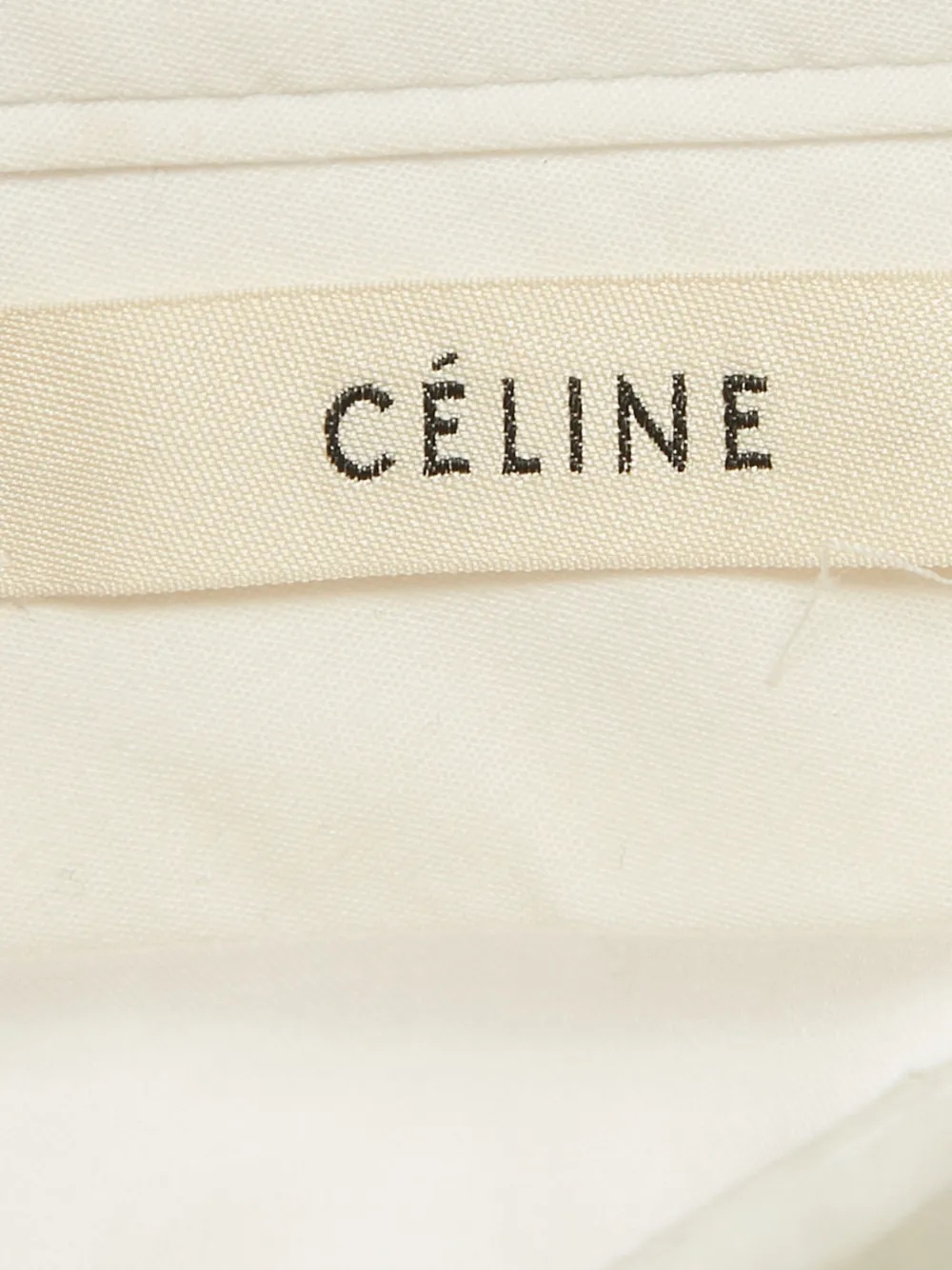 Celine Pre-Owned pleated midi skirt - Wit