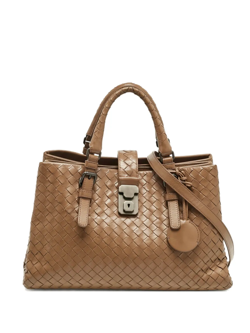 Bottega Veneta Pre-Owned small Roma leather tote bag - Marrone