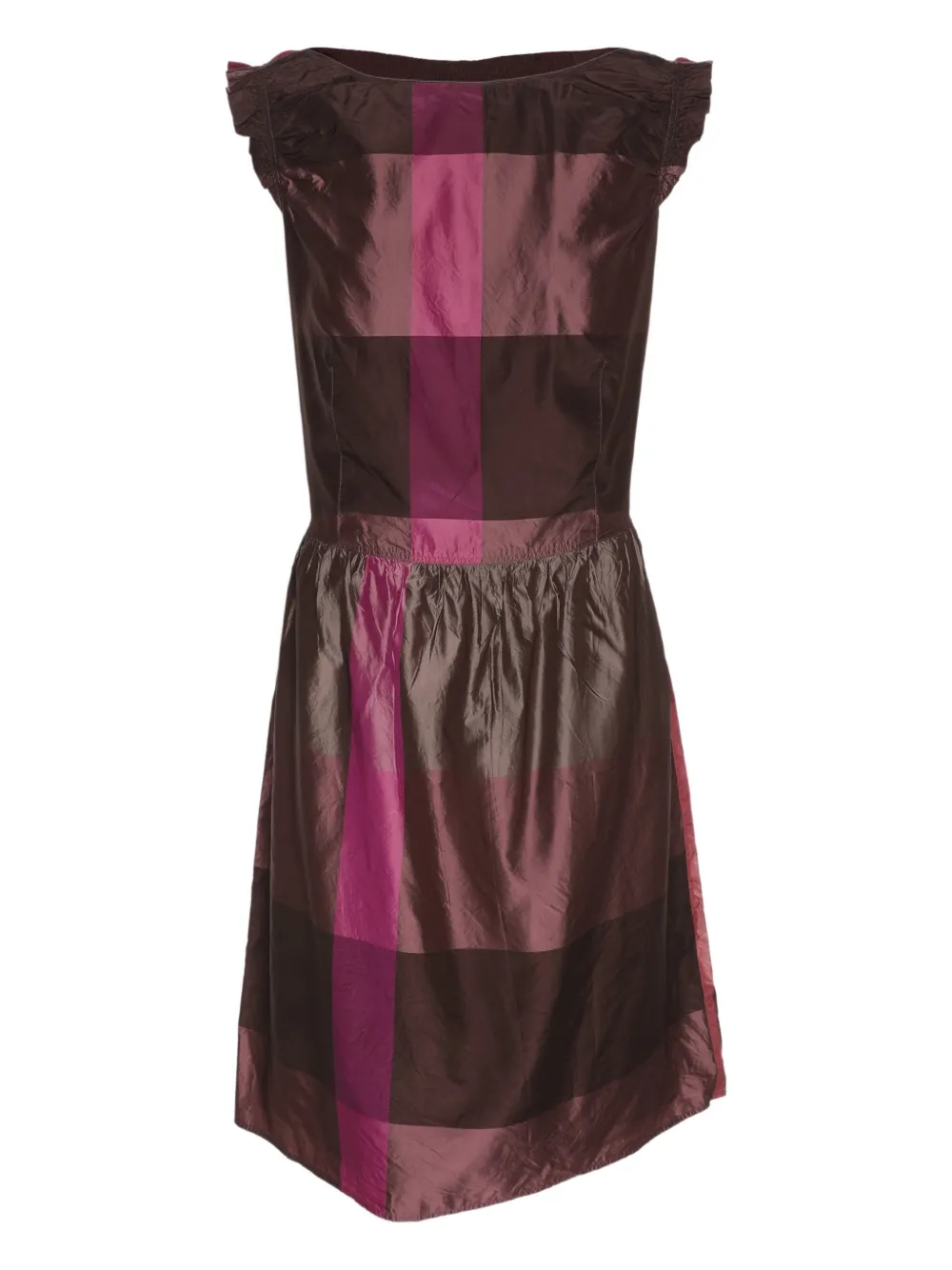 Burberry Pre-Owned Abito a quadri - Marrone