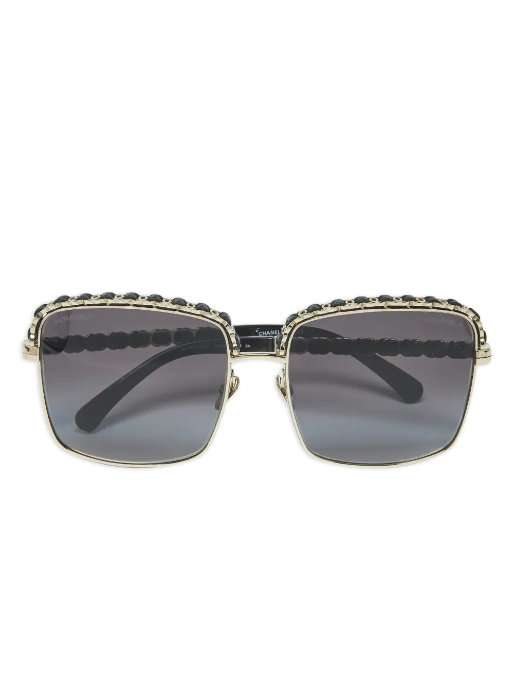 CHANEL Pre-Owned CC Chain sunglasses - Oro