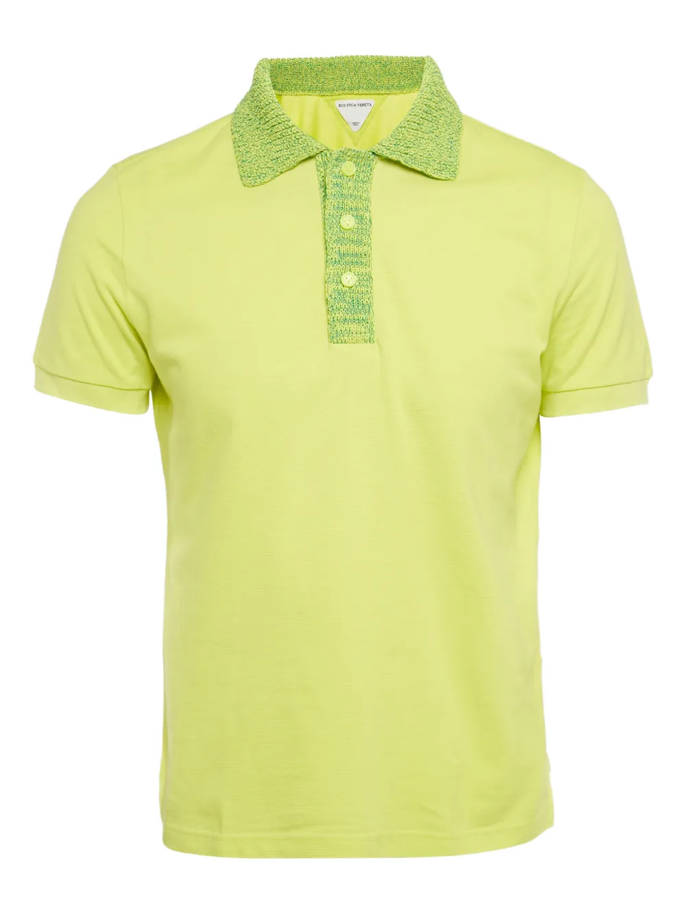Bottega Veneta Pre-Owned crochet-collar polo shirt - Giallo