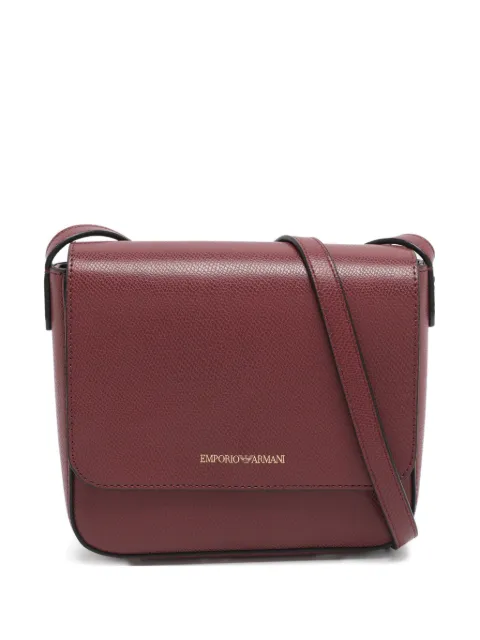 Emporio Armani Pre-Owned faux-leather crossbody bag
