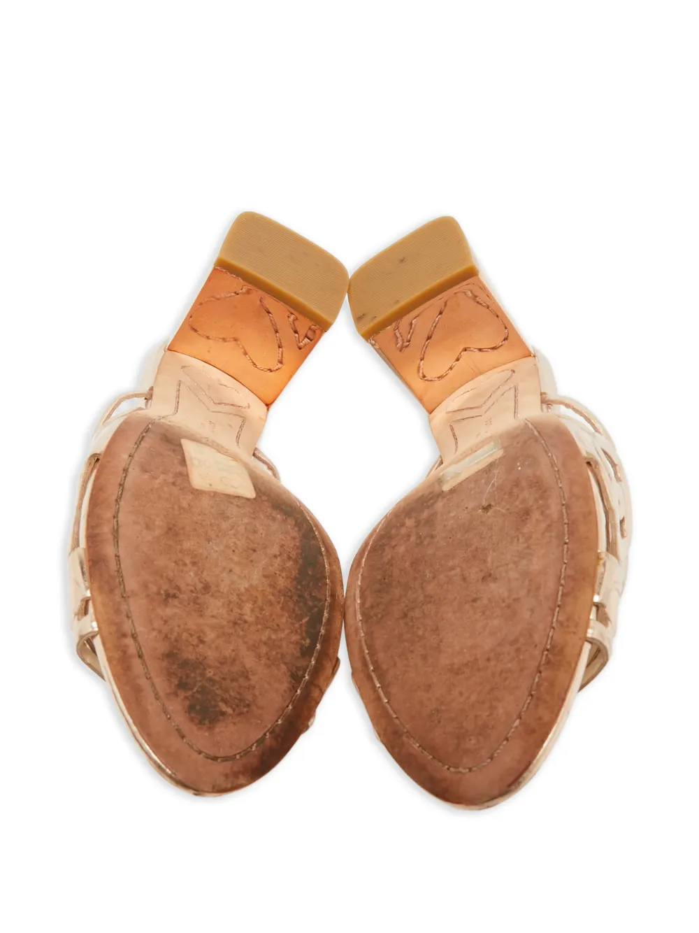  Sophia Webster Mules Con Aberturas - Rosa 