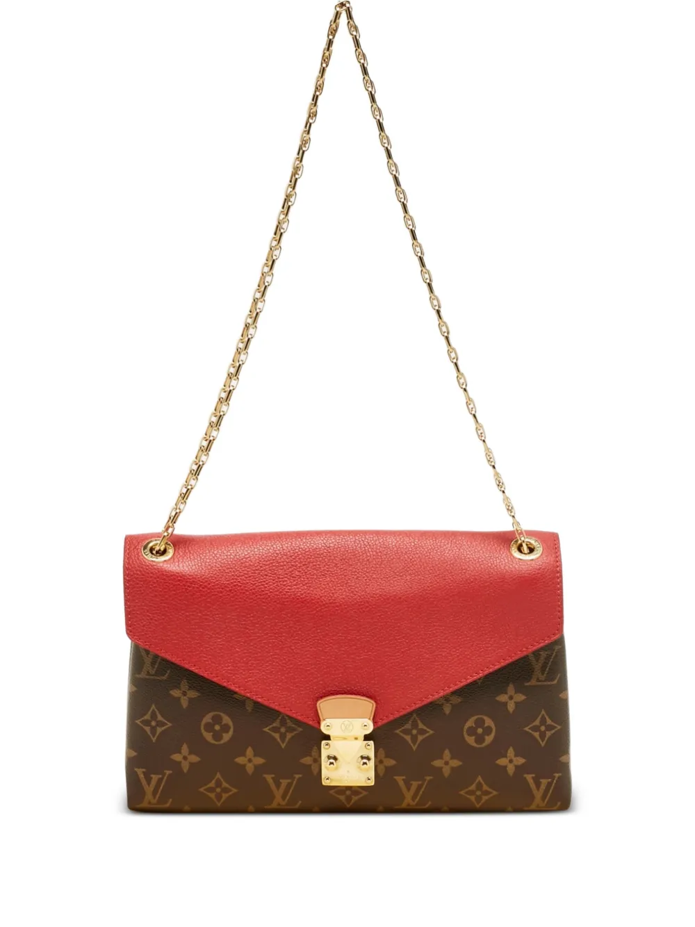 Louis Vuitton Pre-Owned Pallas chain-strap shoulder bag - Rosso