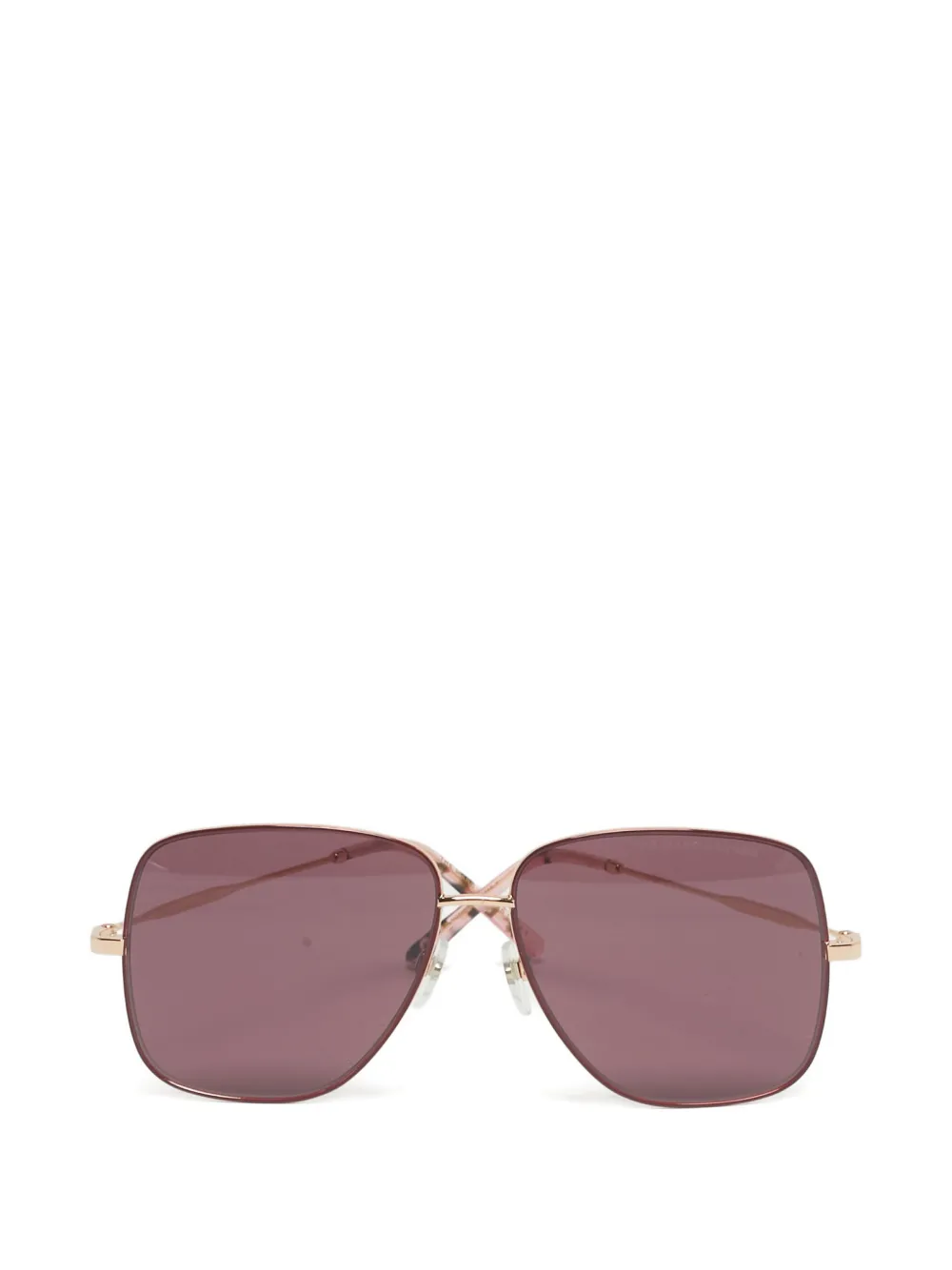 Pre-owned Marc Jacobs Square-frame Sunglasses In Pink