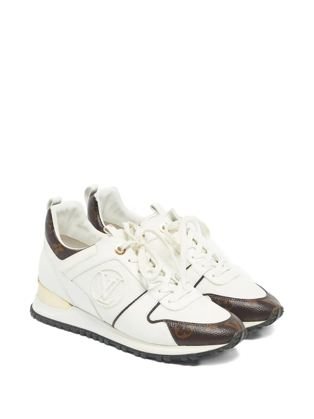 Louis Vuitton Pre-Owned Run Away lace-up sneakers - Wit