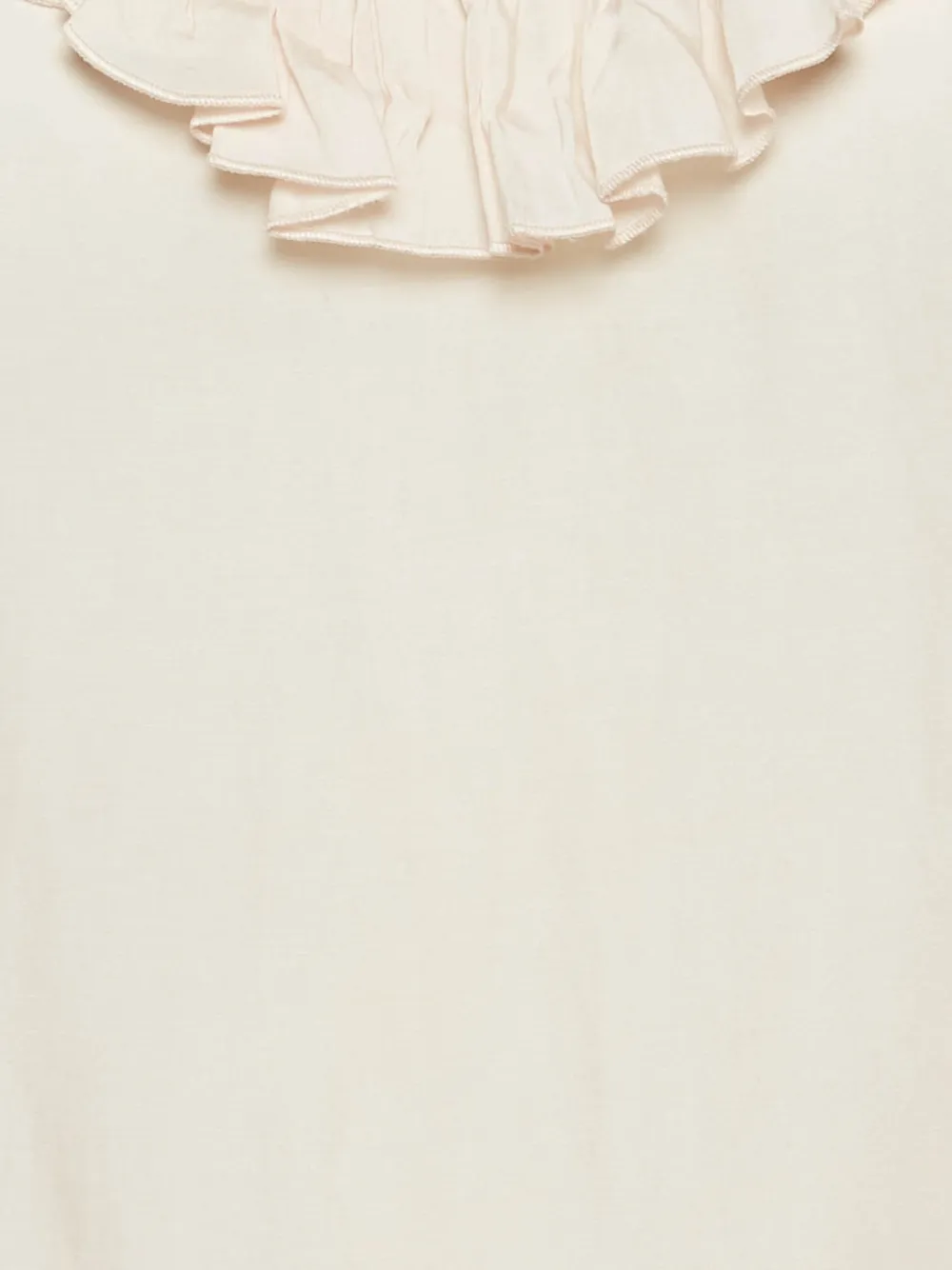 Stella McCartney Pre-Owned sleeveless ruffle mini dress - Beige