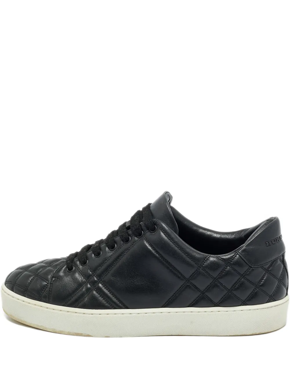 Burberry Pre-Owned Westford quilted leather sneakers - Nero