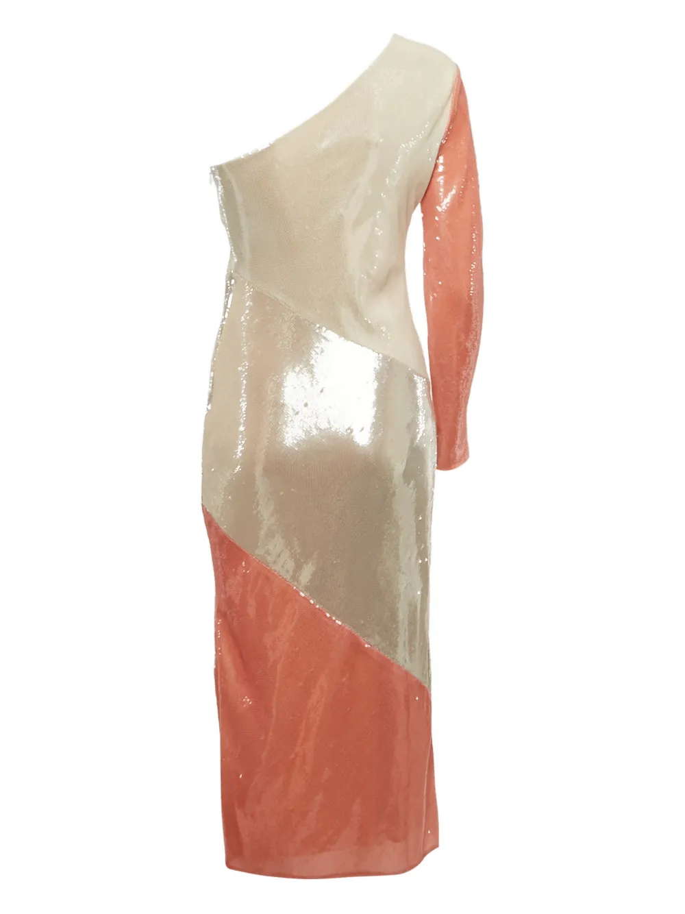DVF Diane von Furstenberg sequin asymmetric one-shoulder midi dress | Image 2