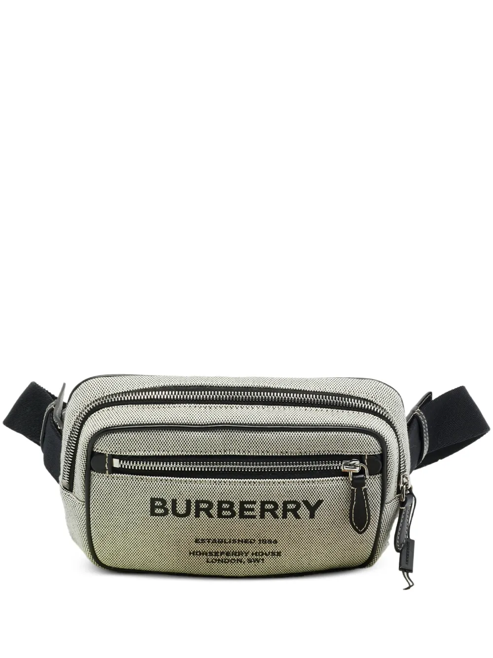 Burberry Pre-Owned West canvas belt bag | Neutrals | Image 1