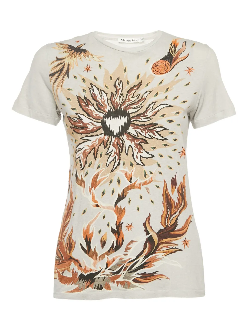 Christian Dior Pre-Owned T-shirt con grafica - Grigio