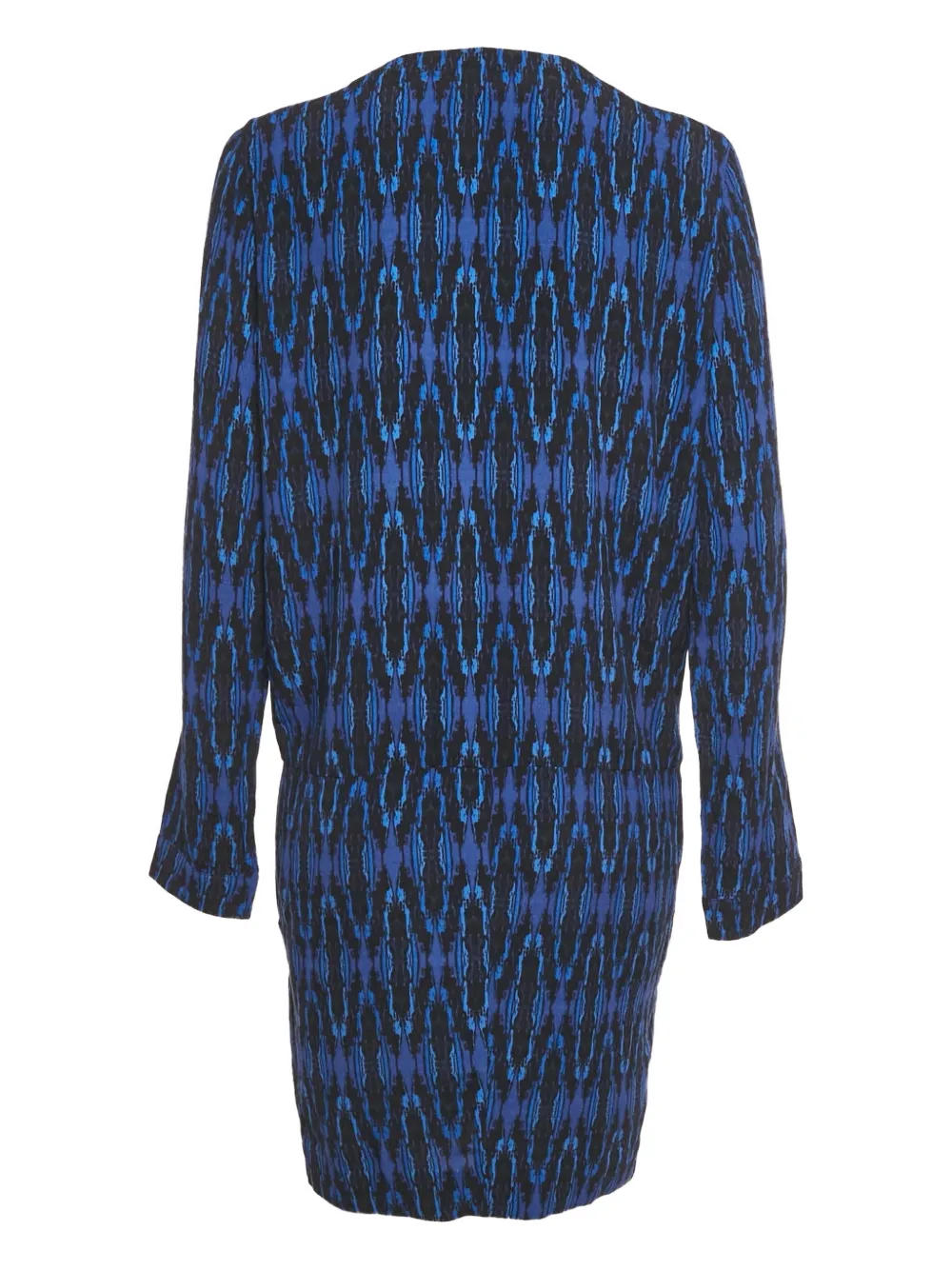 Maje printed mini dress - Blauw