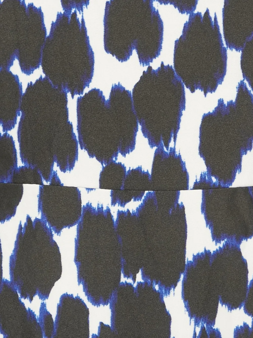 Kate Spade leopard-print crepe mini dress - Blauw