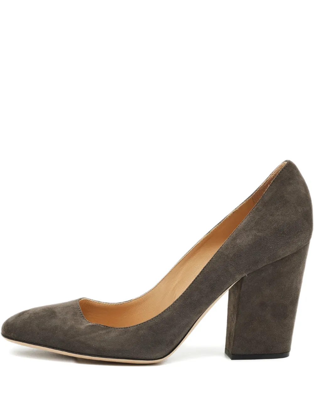 Sergio Rossi block heel pumps | Grey | Image 1
