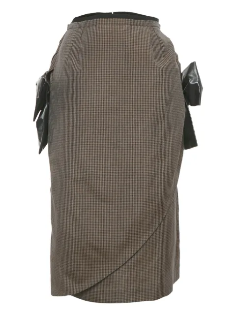 Maison Martin Margiela Pre-Owned falda con moño oversize