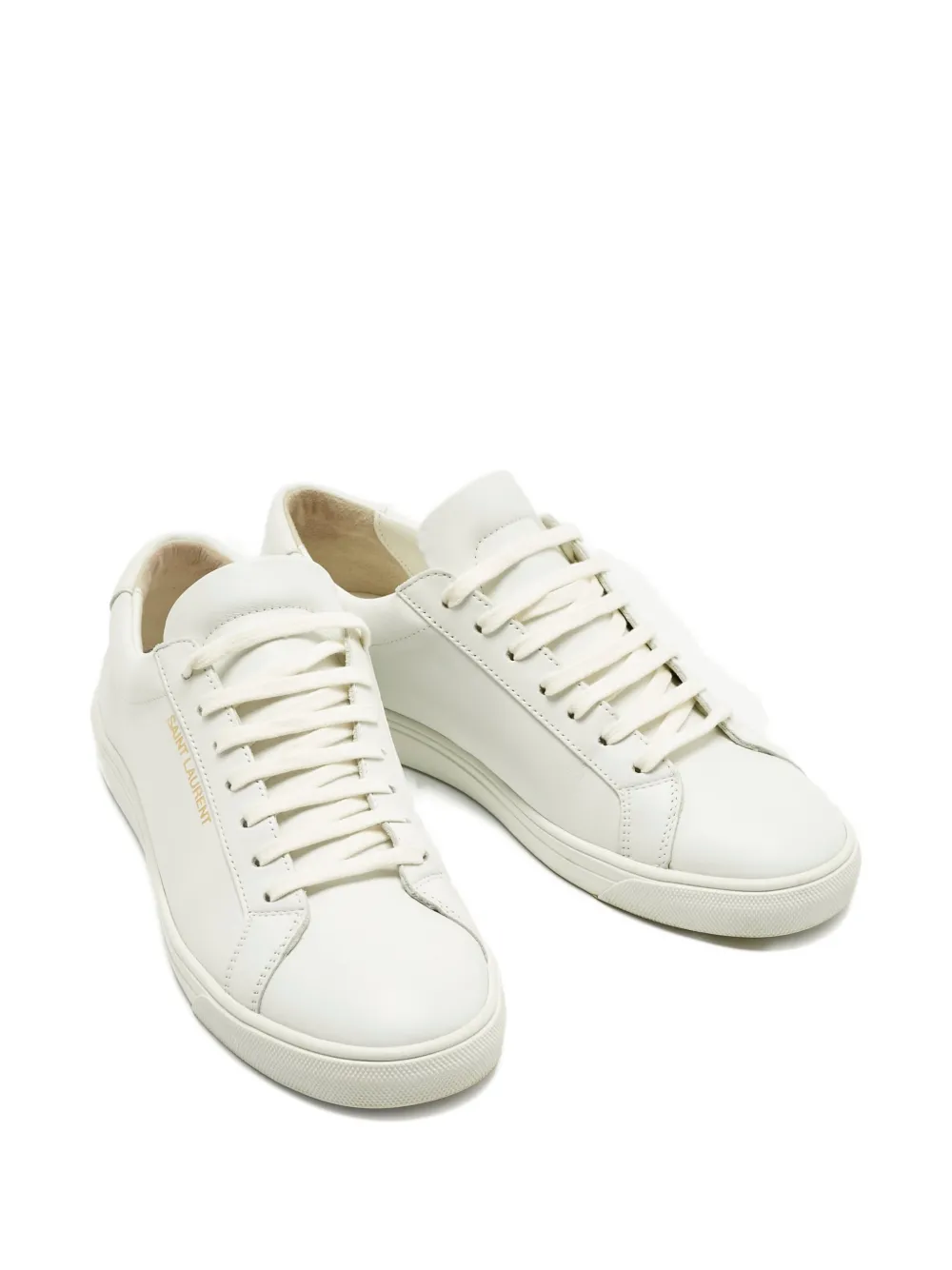Saint Laurent Pre-Owned Andy leather sneakers | Image 2
