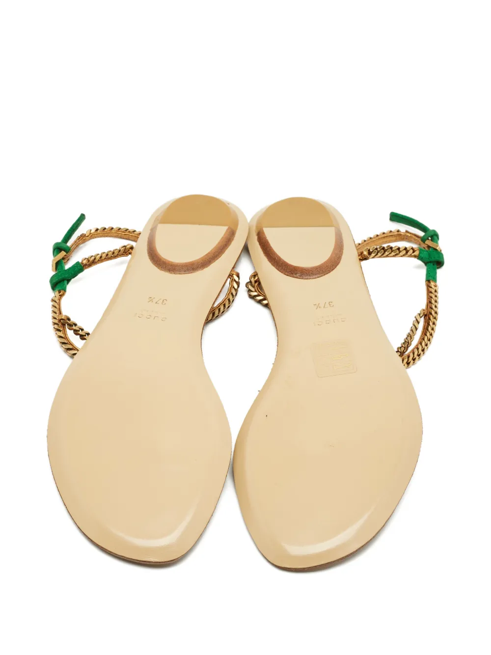 Gucci Pre-Owned chain-detail sandals - Goud