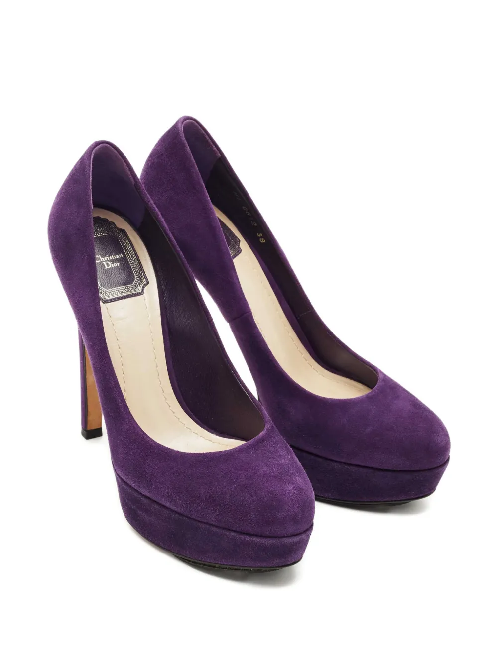 Christian Dior Pre-Owned round-toe pumps - Paars