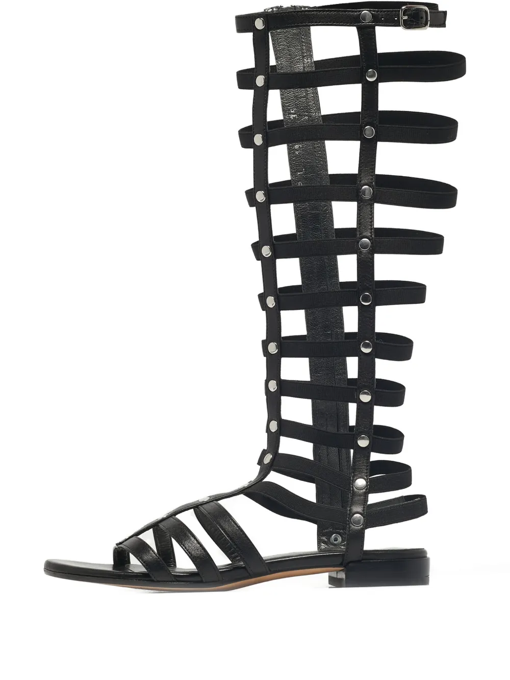 Pre-owned Stuart Weitzman Gladiator Sandals In Black