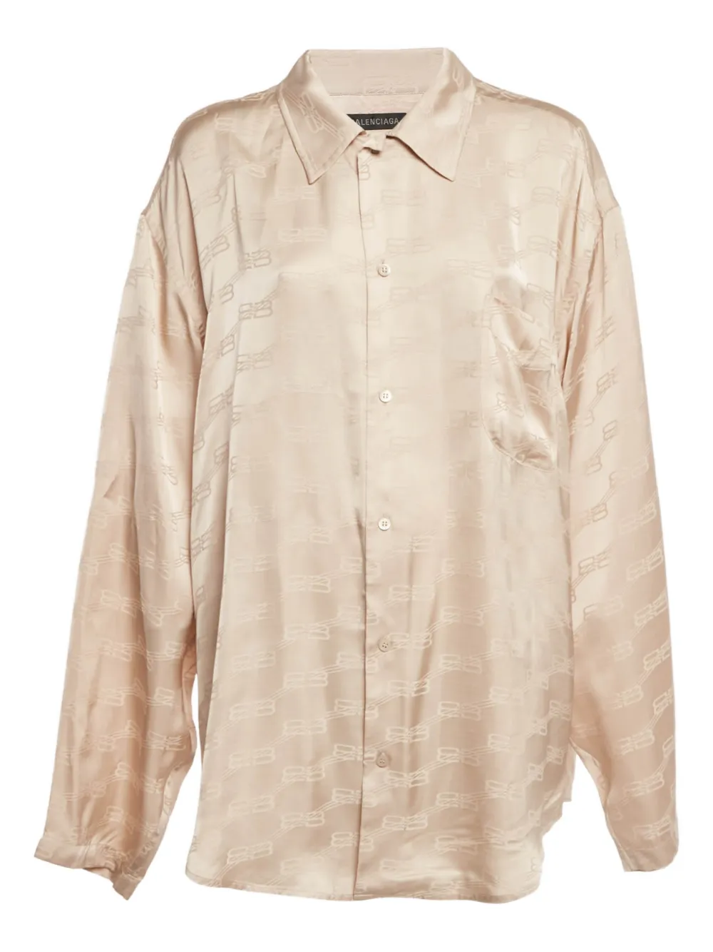 Balenciaga Pre-Owned chest-pocket shirt - Toni neutri