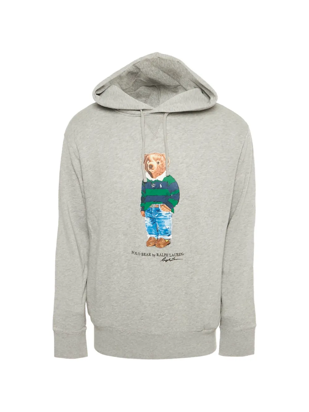 Polo Ralph Lauren Vintage bear-print hoodie - Grigio