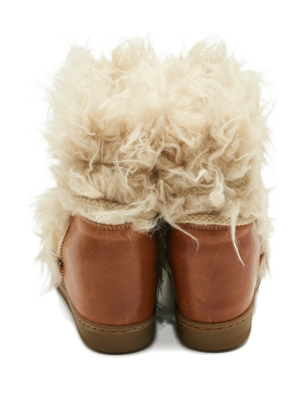 Isabel Marant Vintage Nowles faux-fur leather boots - Bruin