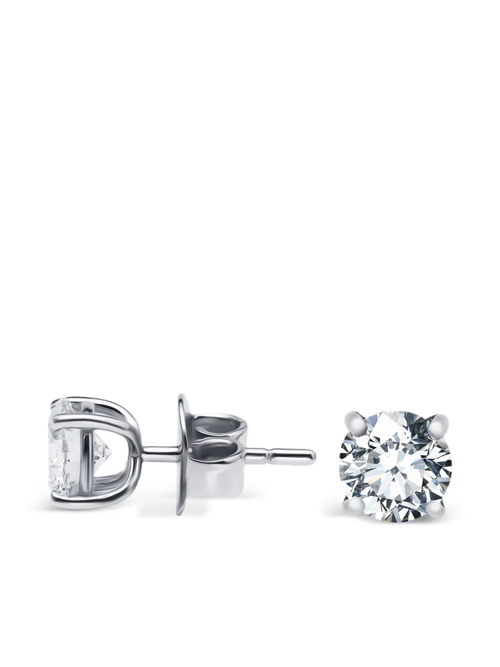 The Row Pre-Owned diamond solitaire stud earrings | Image 2