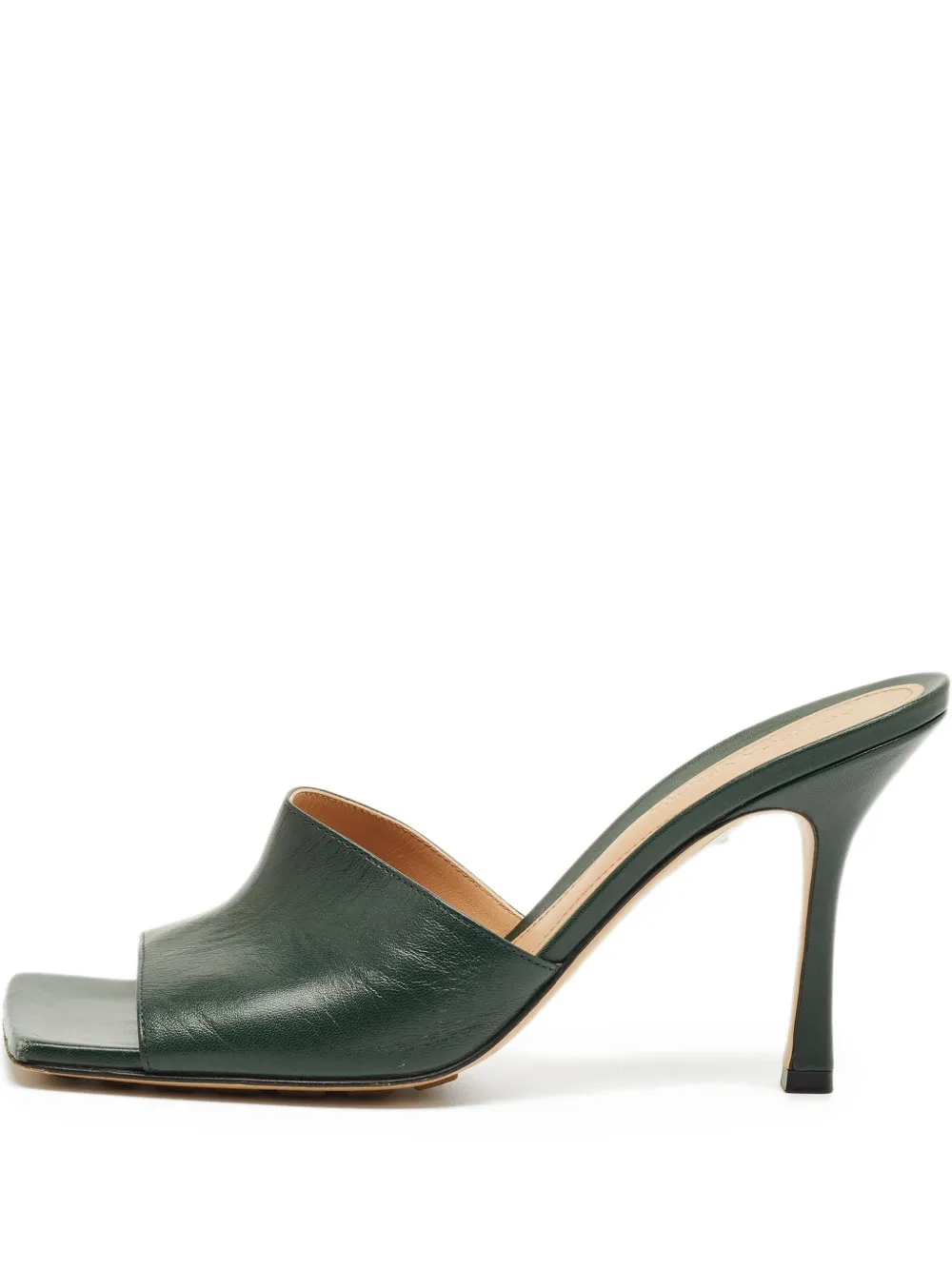 Bottega Veneta Pre-Owned square-toe sandals - Verde