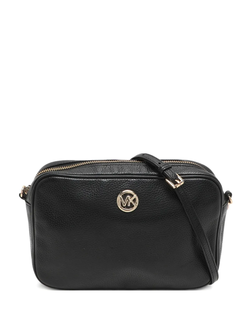 Michael Kors Borsa a tracolla con placca logo - Nero