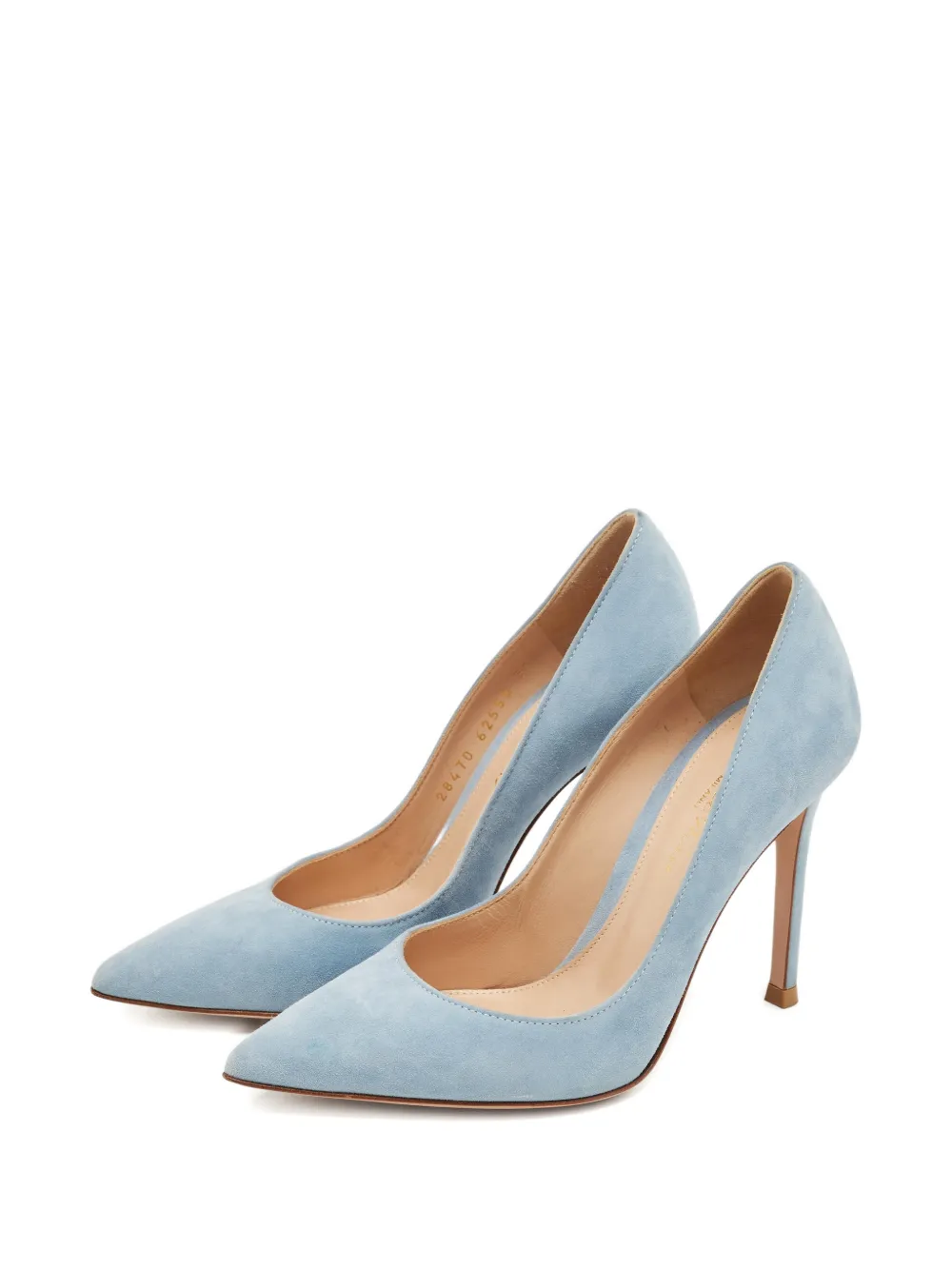 Gianvito Rossi suede pumps - Blauw