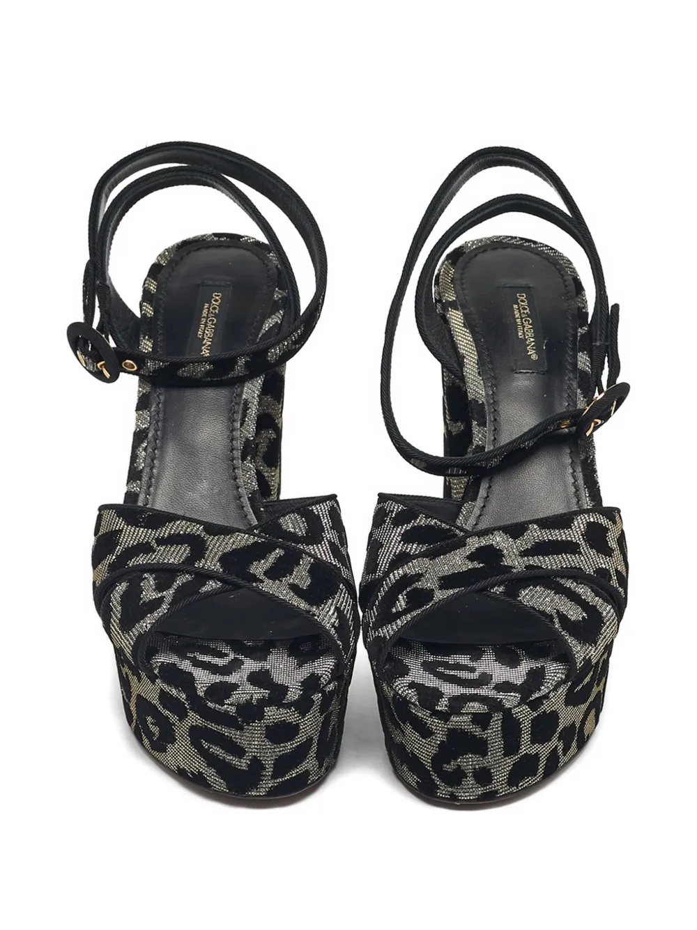 DOLCE & GABBANA Pre-owned Platform Sandals In Black